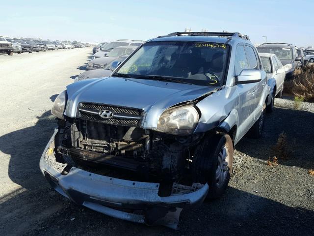 KM8JN12D28U915332 - 2008 HYUNDAI TUCSON SE SILVER photo 2