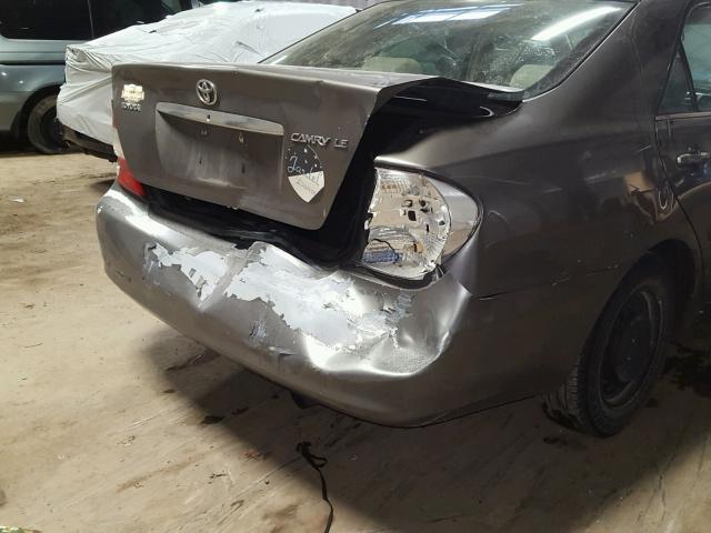 4T1BE32K43U707217 - 2003 TOYOTA CAMRY LE GRAY photo 9