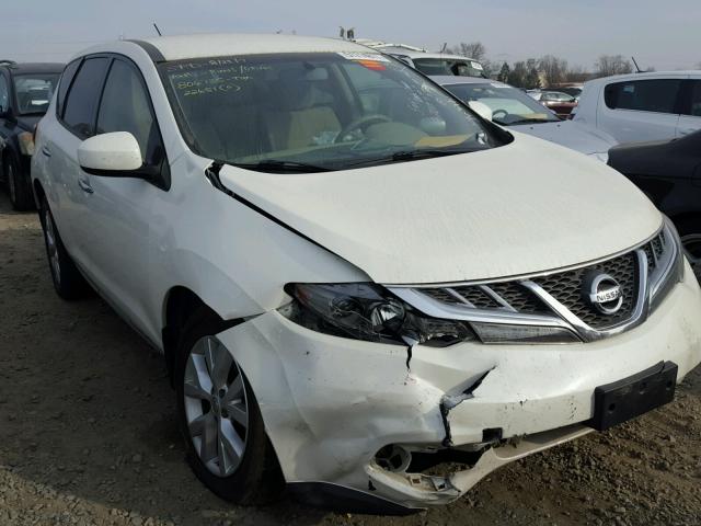 JN8AZ1MW3EW503920 - 2014 NISSAN MURANO S WHITE photo 1