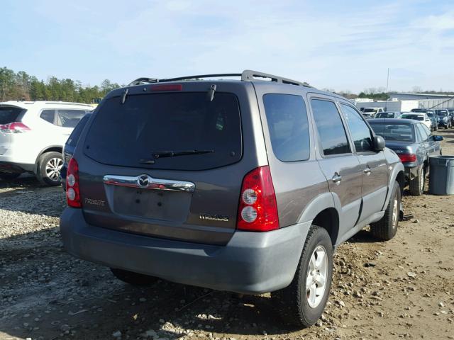 4F2YZ02Z66KM28995 - 2006 MAZDA TRIBUTE I GRAY photo 4