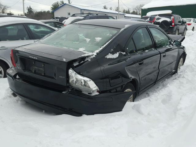 YV1RS592452462232 - 2005 VOLVO S60 2.5T BLACK photo 4