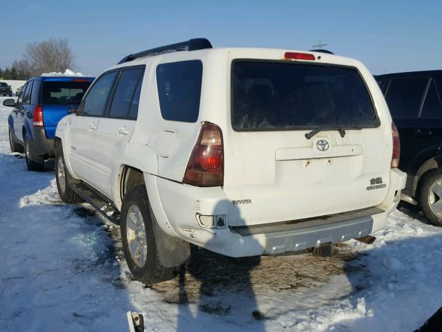 JTEBU14R840030537 - 2004 TOYOTA 4RUNNER SR WHITE photo 3