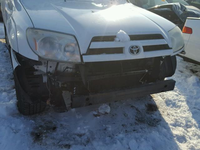 JTEBU14R840030537 - 2004 TOYOTA 4RUNNER SR WHITE photo 9