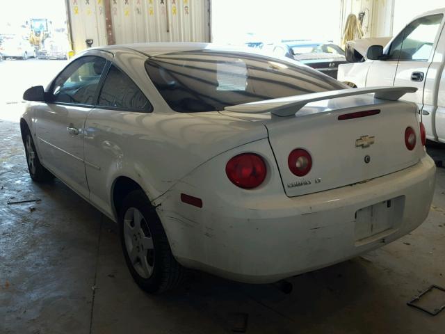 1G1AL18F687167162 - 2008 CHEVROLET COBALT LT WHITE photo 3