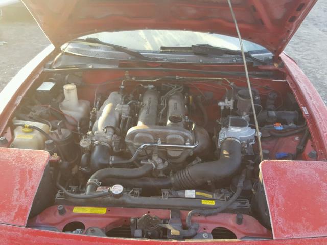 JM1NA3515L0152625 - 1990 MAZDA MX-5 MIATA RED photo 7