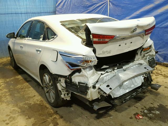 4T1BK1EB2EU095398 - 2014 TOYOTA AVALON BAS WHITE photo 3