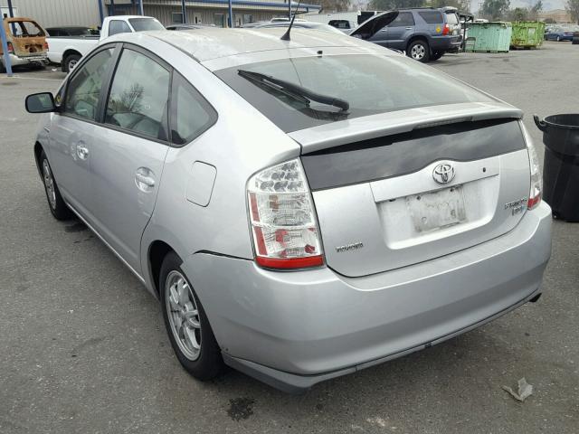 JTDKB20U163180498 - 2006 TOYOTA PRIUS SILVER photo 3