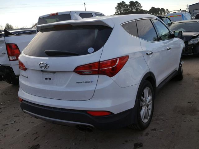 5XYZW3LA1DG038140 - 2013 HYUNDAI SANTA FE S WHITE photo 4