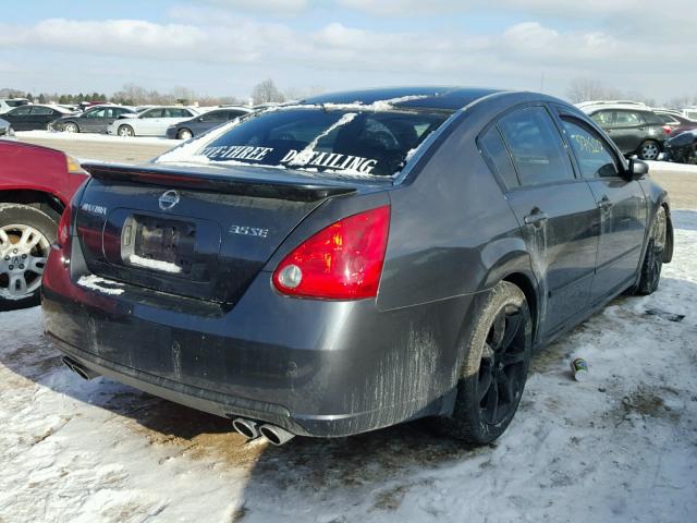 1N4BA41E47C854172 - 2007 NISSAN MAXIMA SE GRAY photo 4