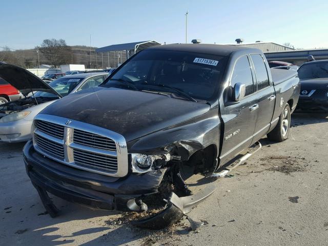 1D7HA18D03J671041 - 2003 DODGE RAM 1500 S BLACK photo 2