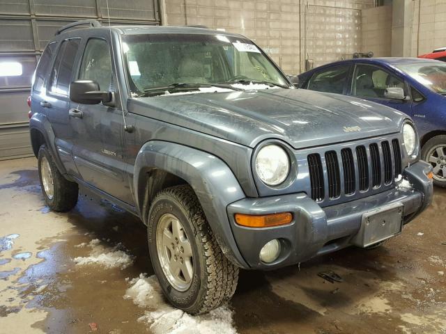 1J4GL58K42W156657 - 2002 JEEP LIBERTY LI BLUE photo 1