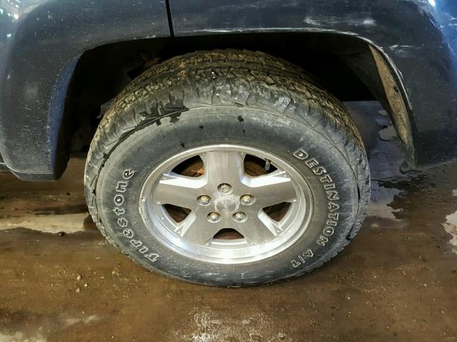 1J4GL58K42W156657 - 2002 JEEP LIBERTY LI BLUE photo 9