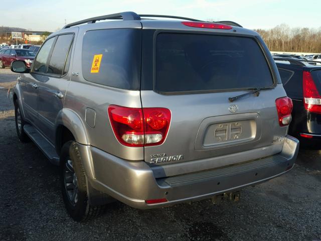 5TDZT34A96S281188 - 2006 TOYOTA SEQUOIA SR SILVER photo 3