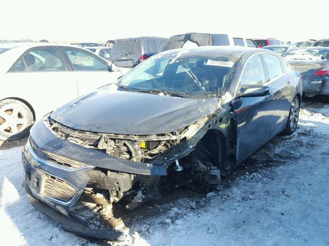 1G1ZH5SXXGF283000 - 2016 CHEVROLET MALIBU PRE GRAY photo 2