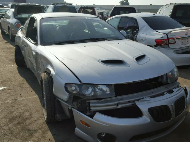 6G2VX12U16L506099 - 2006 PONTIAC GTO SILVER photo 1