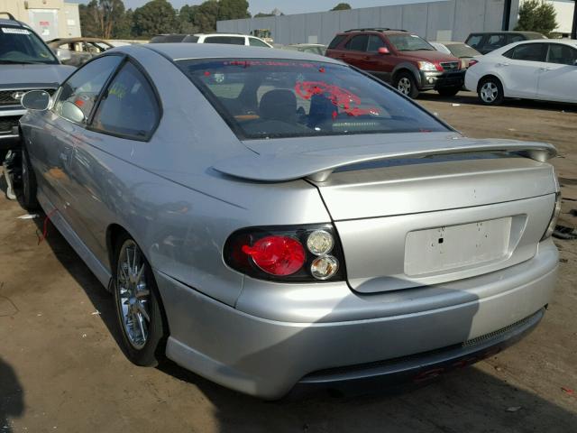 6G2VX12U16L506099 - 2006 PONTIAC GTO SILVER photo 3