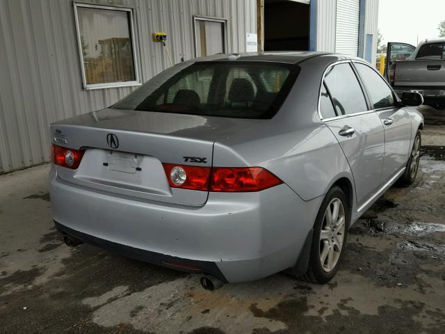 JH4CL96845C013991 - 2005 ACURA TSX SILVER photo 4