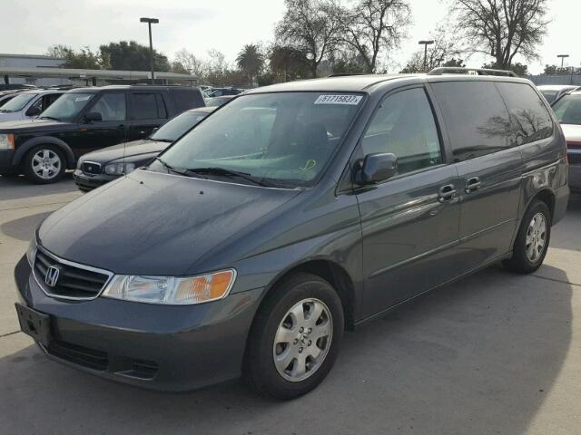 5FNRL18634B009845 - 2004 HONDA ODYSSEY EX GRAY photo 2