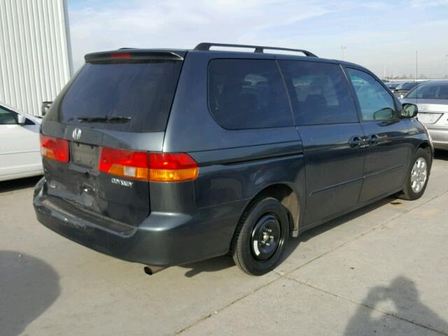 5FNRL18634B009845 - 2004 HONDA ODYSSEY EX GRAY photo 4