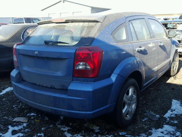 1B3HB48BX7D258993 - 2007 DODGE CALIBER SX BLUE photo 4