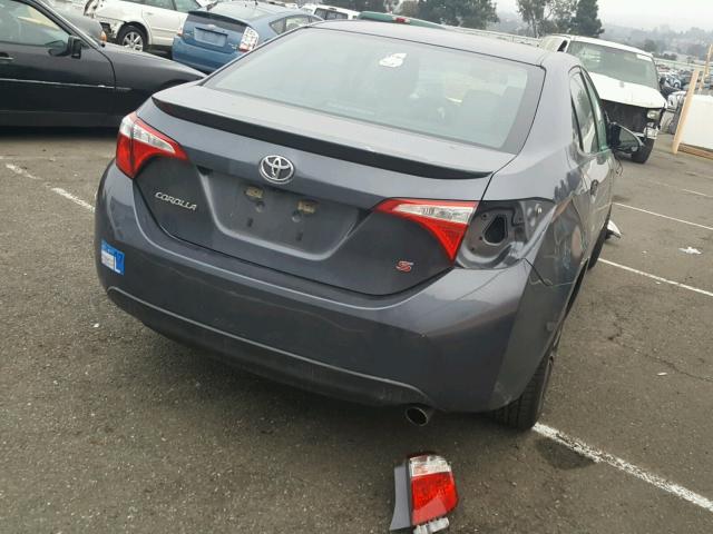 5YFBURHE8FP357958 - 2015 TOYOTA COROLLA L BLUE photo 4