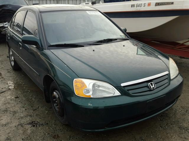 1HGES26772L016781 - 2002 HONDA CIVIC EX მწვანე ფოტო 1