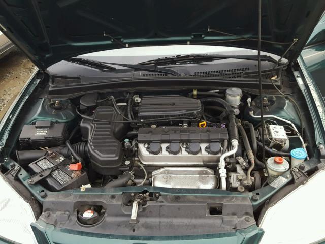 1HGES26772L016781 - 2002 HONDA CIVIC EX მწვანე ფოტო 7