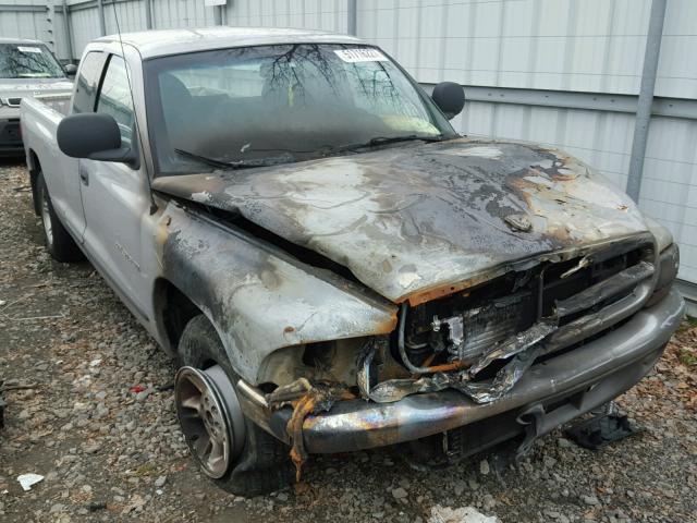 1B7GL22Y1XS224817 - 1999 DODGE DAKOTA SILVER photo 1