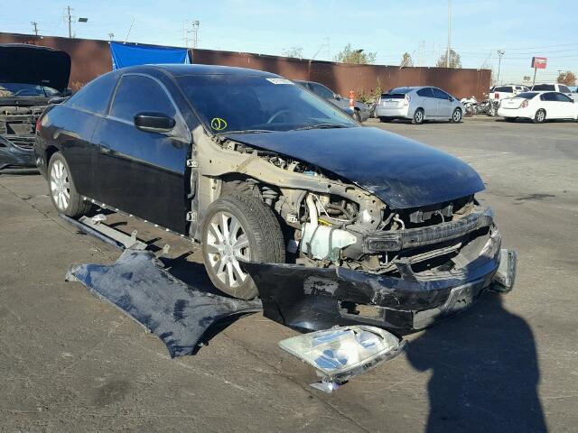 1HGCM82786A010936 - 2006 HONDA ACCORD EX BLACK photo 1