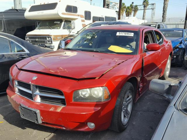 2B3KA53H87H617450 - 2007 DODGE CHARGER R/ RED photo 2