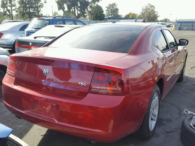 2B3KA53H87H617450 - 2007 DODGE CHARGER R/ RED photo 4