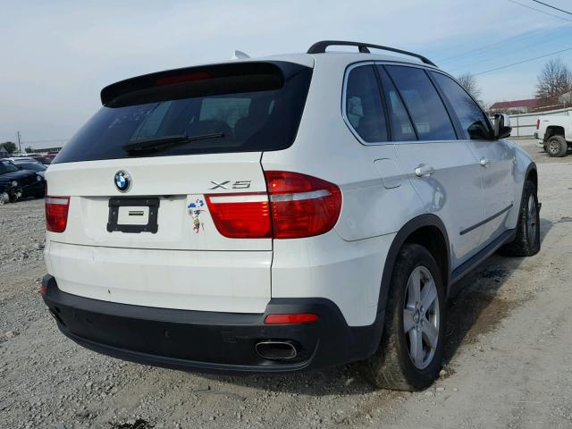 5UXFE83547LZ45719 - 2007 BMW X5 4.8I WHITE photo 4