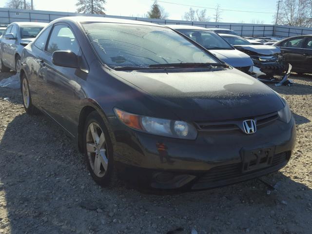 2HGFG12988H579237 - 2008 HONDA CIVIC EXL BLACK photo 1