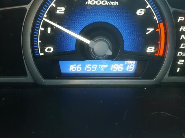 2HGFG12988H579237 - 2008 HONDA CIVIC EXL BLACK photo 8