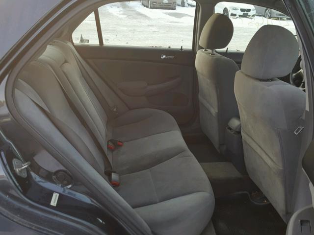 3HGCM56343G713663 - 2003 HONDA ACCORD LX GRAY photo 6