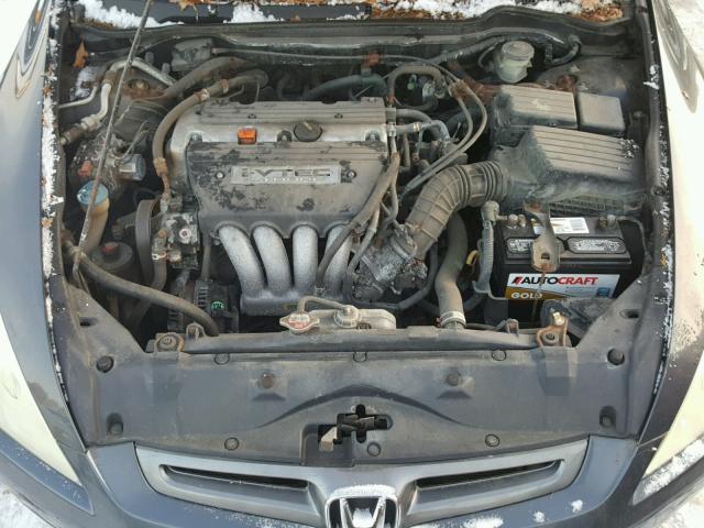 3HGCM56343G713663 - 2003 HONDA ACCORD LX GRAY photo 7