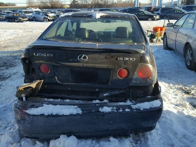 JTHBD182110031329 - 2001 LEXUS IS 300 BLACK photo 9