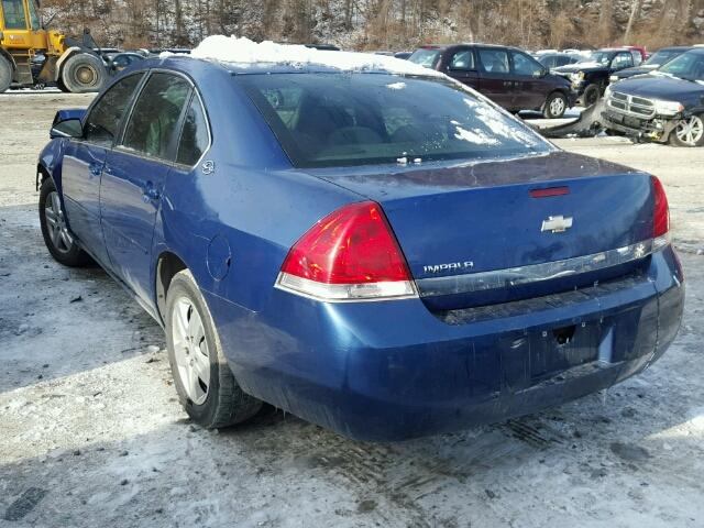 2G1WB58K869354993 - 2006 CHEVROLET IMPALA LS BLUE photo 3