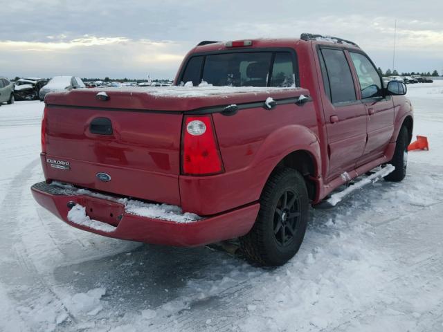 1FMDU77K45UC00364 - 2005 FORD EXPLORER S RED photo 4