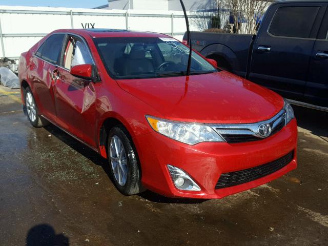 4T1BF1FK7DU714708 - 2013 TOYOTA CAMRY L RED photo 1