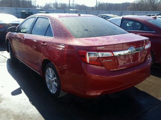4T1BF1FK7DU714708 - 2013 TOYOTA CAMRY L RED photo 3