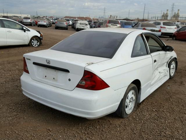 1HGEM22241L070879 - 2001 HONDA CIVIC DX WHITE photo 4