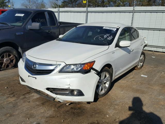 19VDE3F78DE301212 - 2013 ACURA ILX HYBRID WHITE photo 2