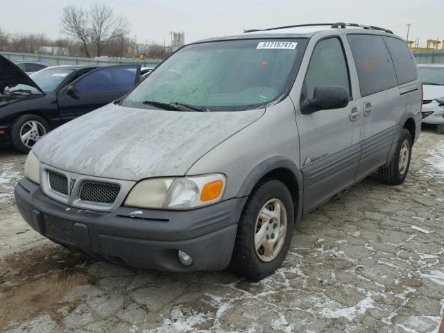 1GMDX03EXYD215907 - 2000 PONTIAC MONTANA SILVER photo 2