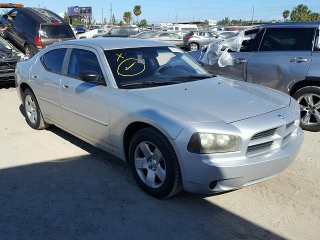 2B3KA43R08H166910 - 2008 DODGE CHARGER SILVER photo 1