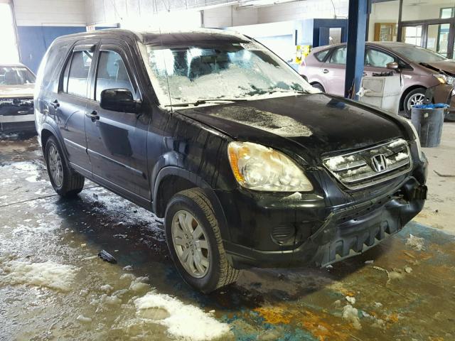 JHLRD78955C024858 - 2005 HONDA CR-V SE BLACK photo 1