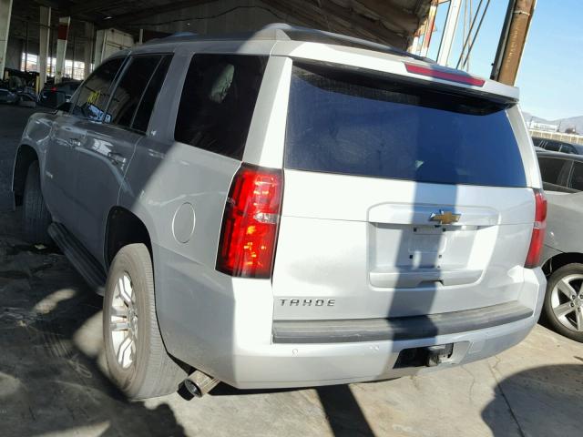 1GNSCBKC0FR294367 - 2015 CHEVROLET TAHOE C150 SILVER photo 3