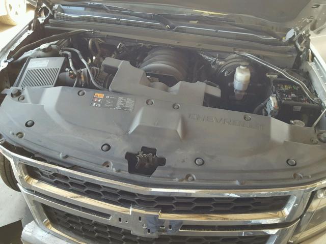 1GNSCBKC0FR294367 - 2015 CHEVROLET TAHOE C150 SILVER photo 7