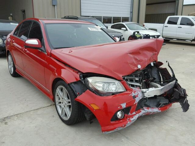 WDDGF56X28F138278 - 2008 MERCEDES-BENZ C 350 RED photo 1