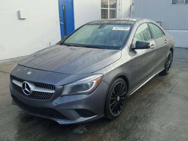 WDDSJ4EB1EN029739 - 2014 MERCEDES-BENZ CLA 250 GRAY photo 2